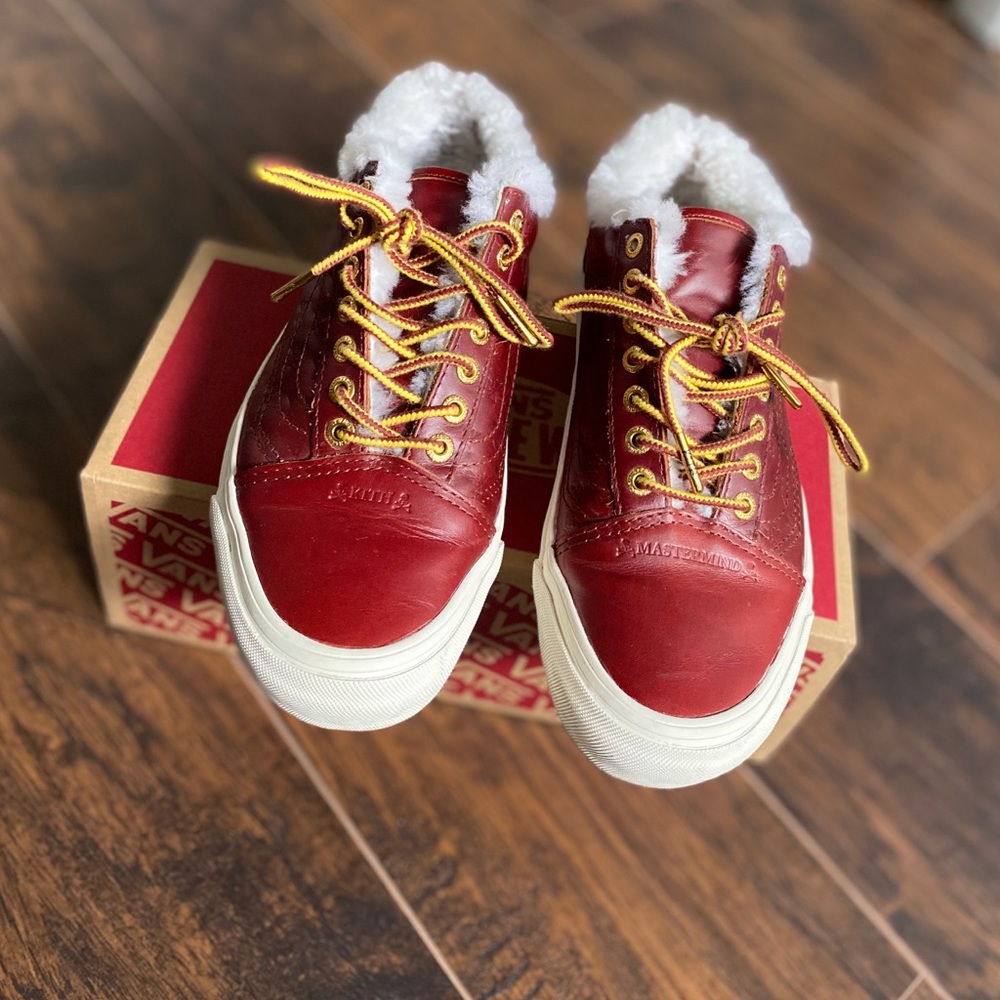 ᖇᗩᖇᗴ ︎Kith X Mastermind Old Skool VANS ☠︎ - Picture 2 of 7